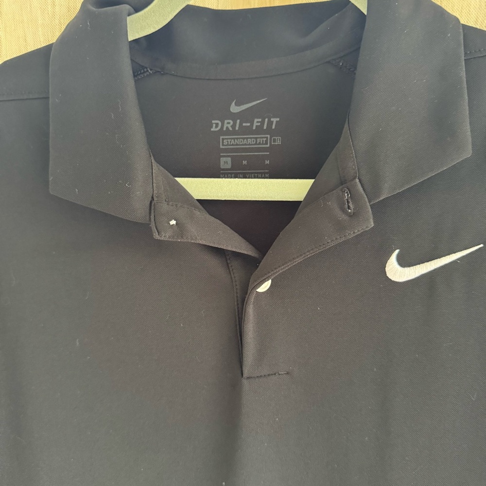 Gray Nike Dri-FIT Polo Shirt -
